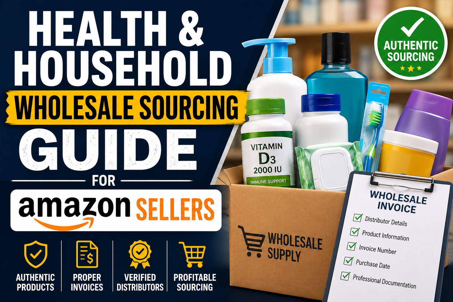 Health & Household Wholesale Sourcing Guide for Amazon Sellers
