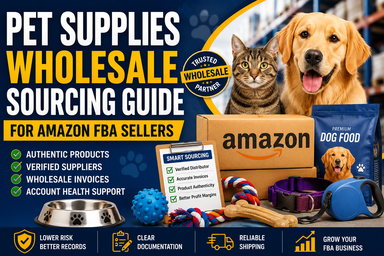 wholesale pet supplies for Amazon FBA