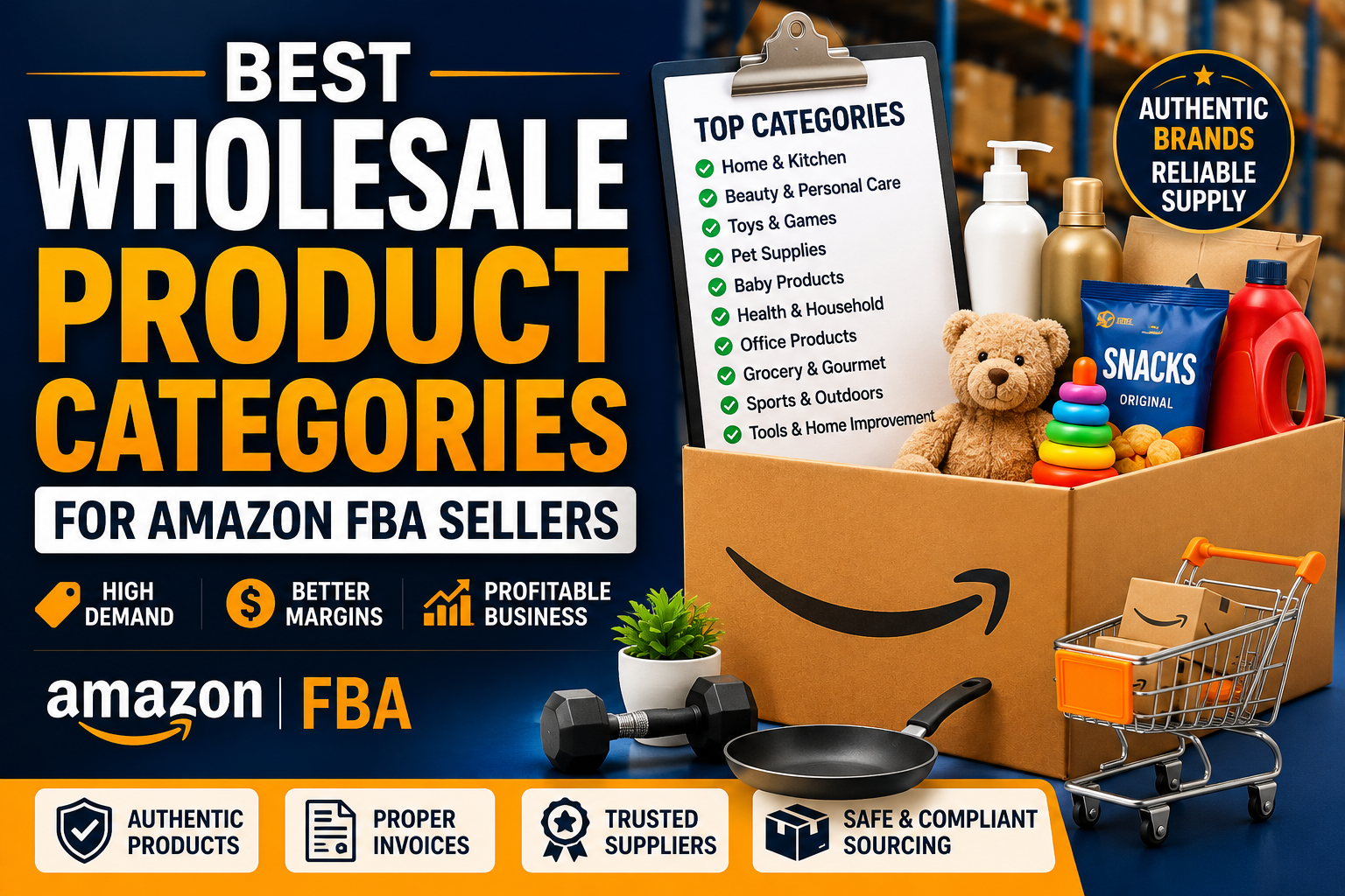 Wholesale Product Categories for Amazon FBA Sellers