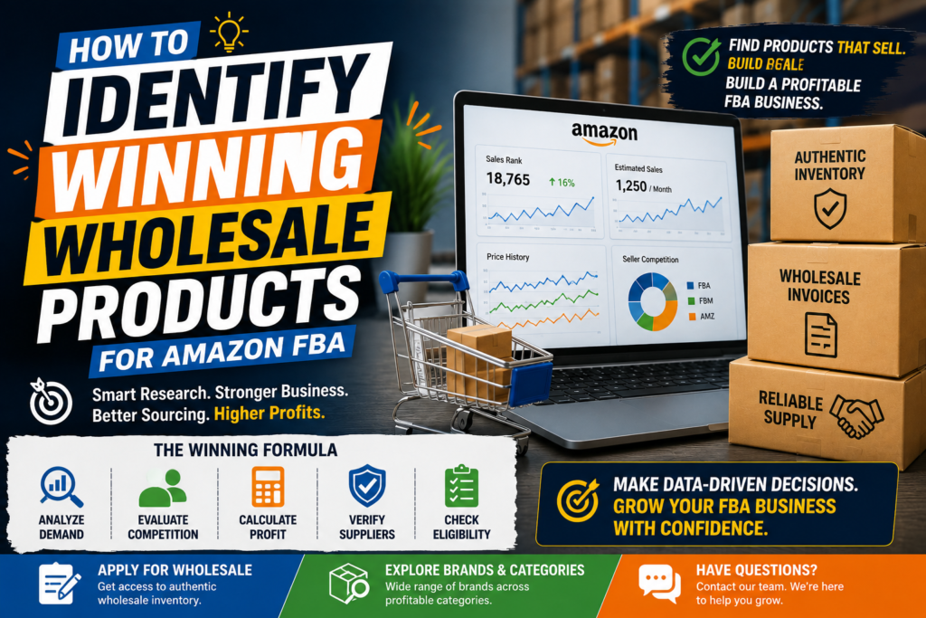 How to Identify Winning Wholesale Products for Amazon FBA